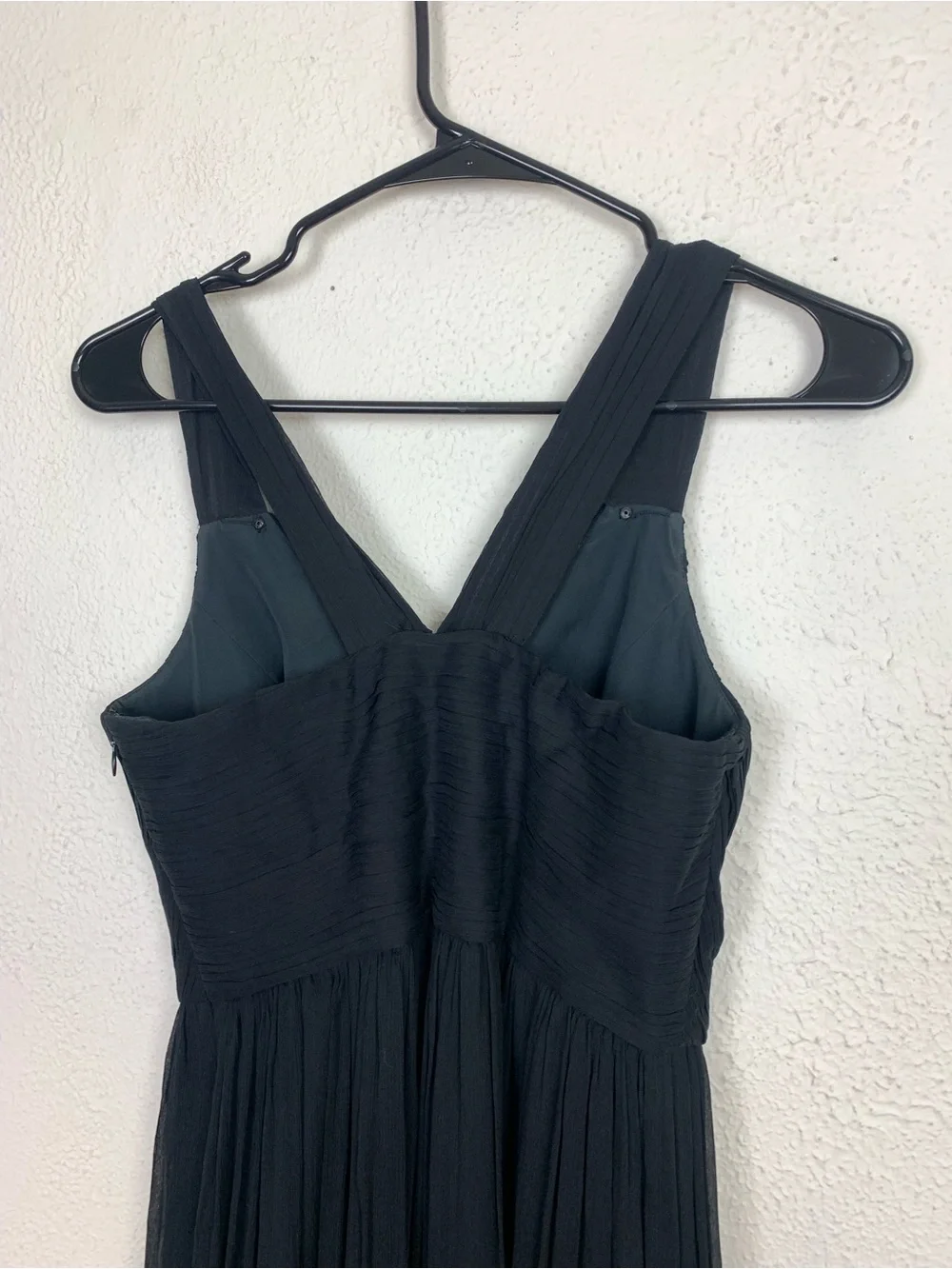J.Crew black Anabel Long Dress chiffon silk size 2 petite